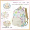 Luggage Set 5 Piece Suitcase Set 16’’ Carry on Hardside Spinner Toddler Luggage Travel Rolling Luggage Girls Boys 4