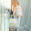 Luggage Set 5 Piece Suitcase Set 16’’ Carry on Hardside Spinner Toddler Luggage Travel Rolling Luggage Girls Boys 6