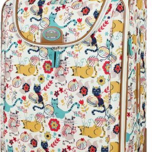 Luggage Softside Expandable With Double Spinner Wheels, Large Lightweight Suitcase Checked Bag 1