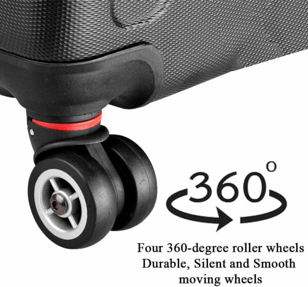 Personalized Luggage Your Photo Image logo or design TSA Lock with 4 Spinner Wheels Hard Case Custom Suitcase (Carry On 22 Inch) 6