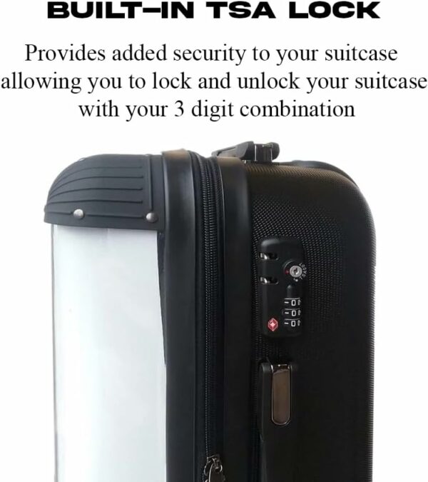 Personalized Luggage Your Photo Image logo or design TSA Lock with 4 Spinner Wheels Hard Case Custom Suitcase (Carry On 22 Inch) 7